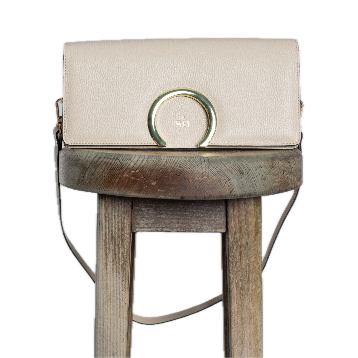 Sac en cuir baguette CHIC avec bandoulière