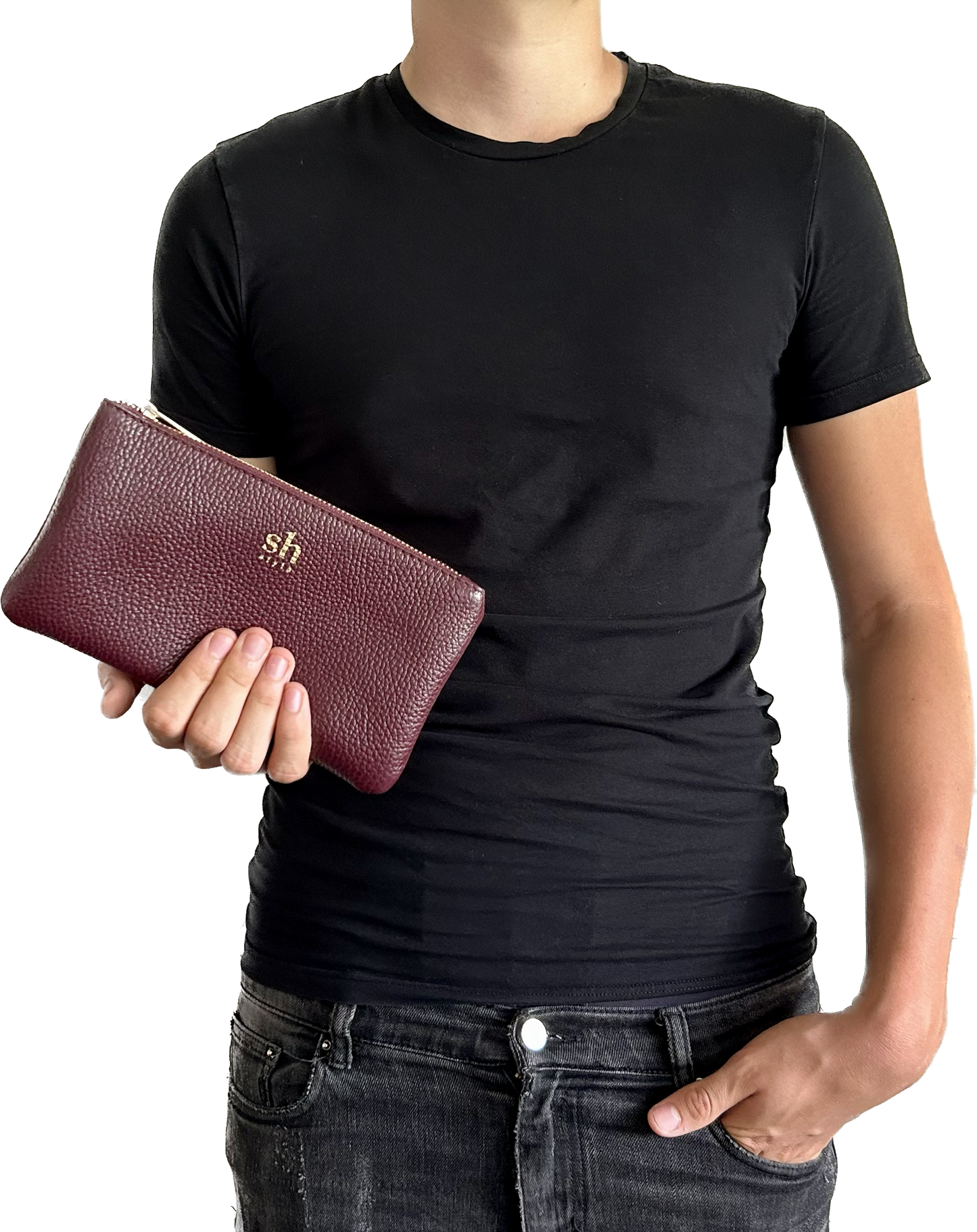 CASUAL pochette in pelle morbida con tracolla