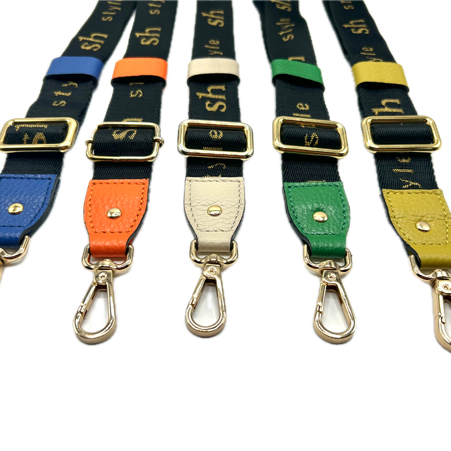 COOL Bandoulière en cuir et tissu