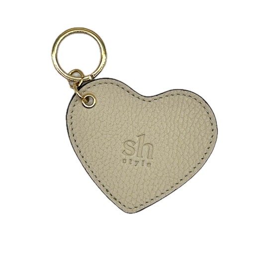 Portachiavi CAPSULE cuore panna