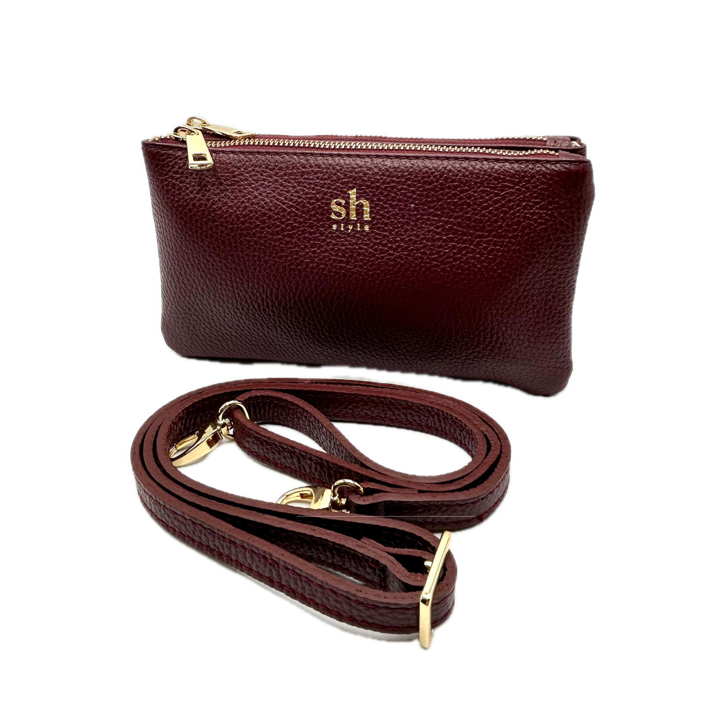 CASUAL pochette in pelle morbida con tracolla (outlet)