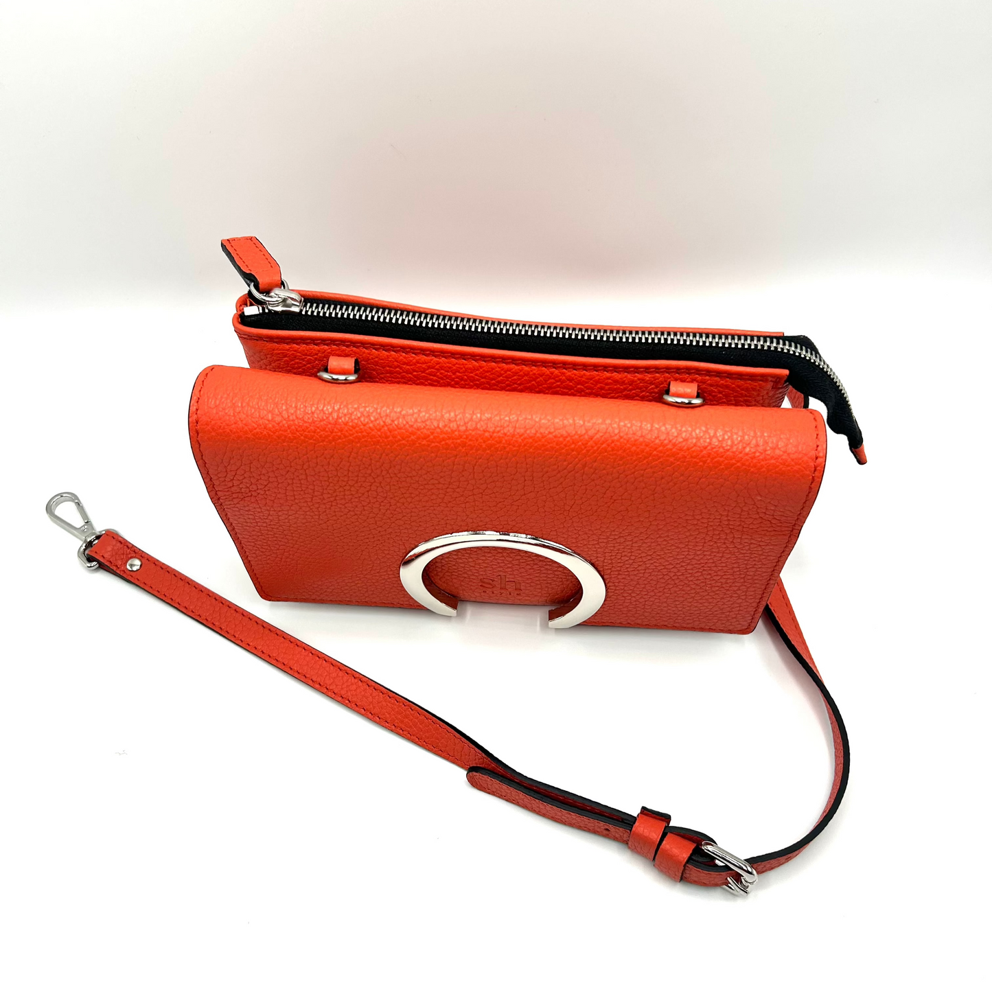 CUTE Tasche aus weichem Leder mit Schulterriemen