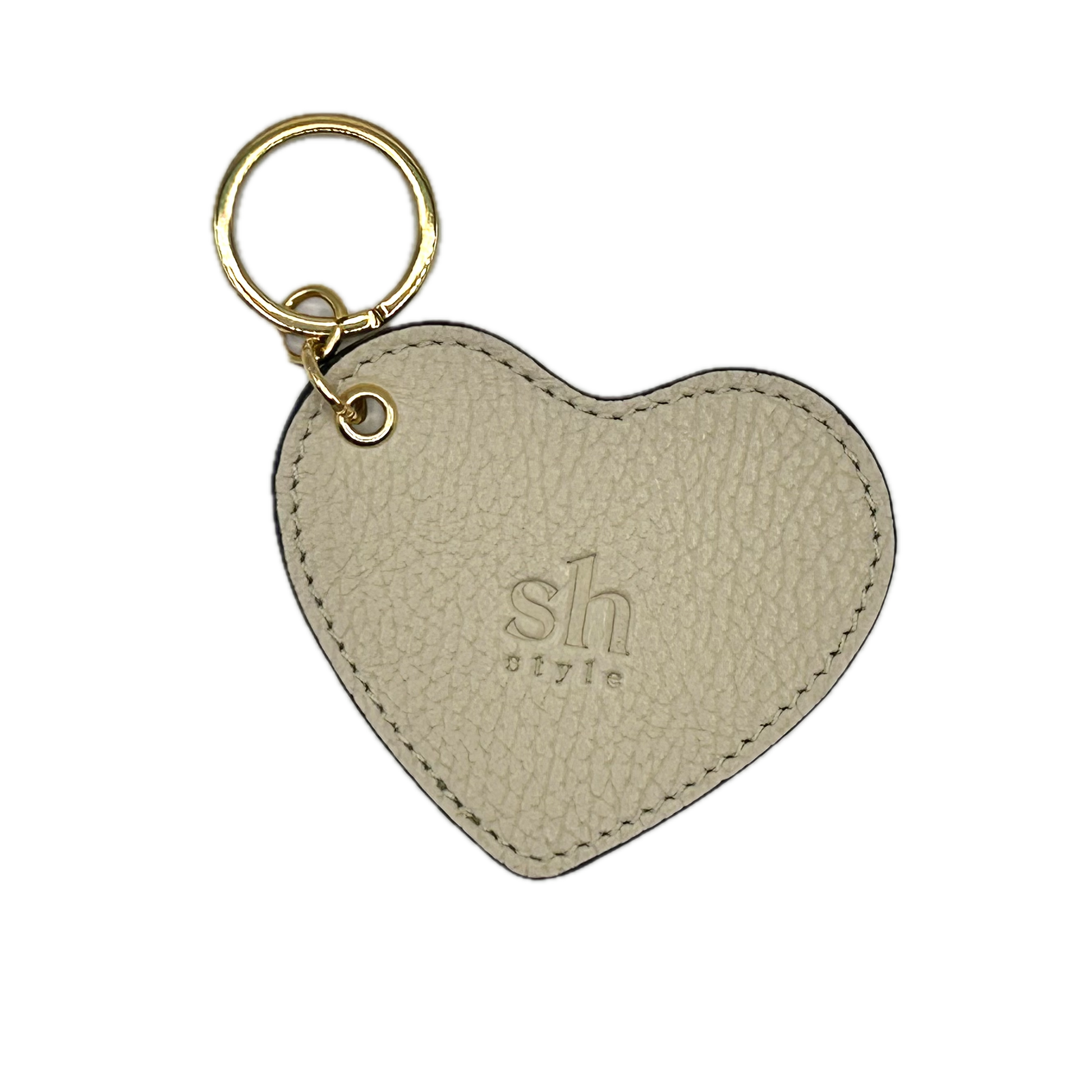 Portachiavi CAPSULE cuore panna